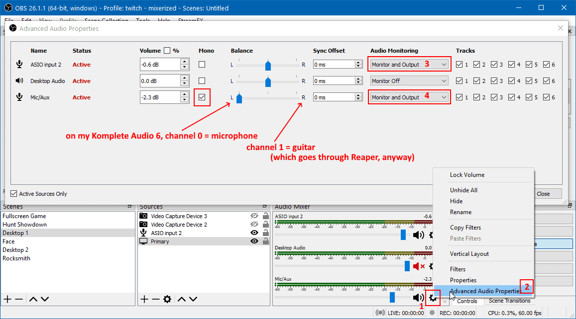 Monitor and Output