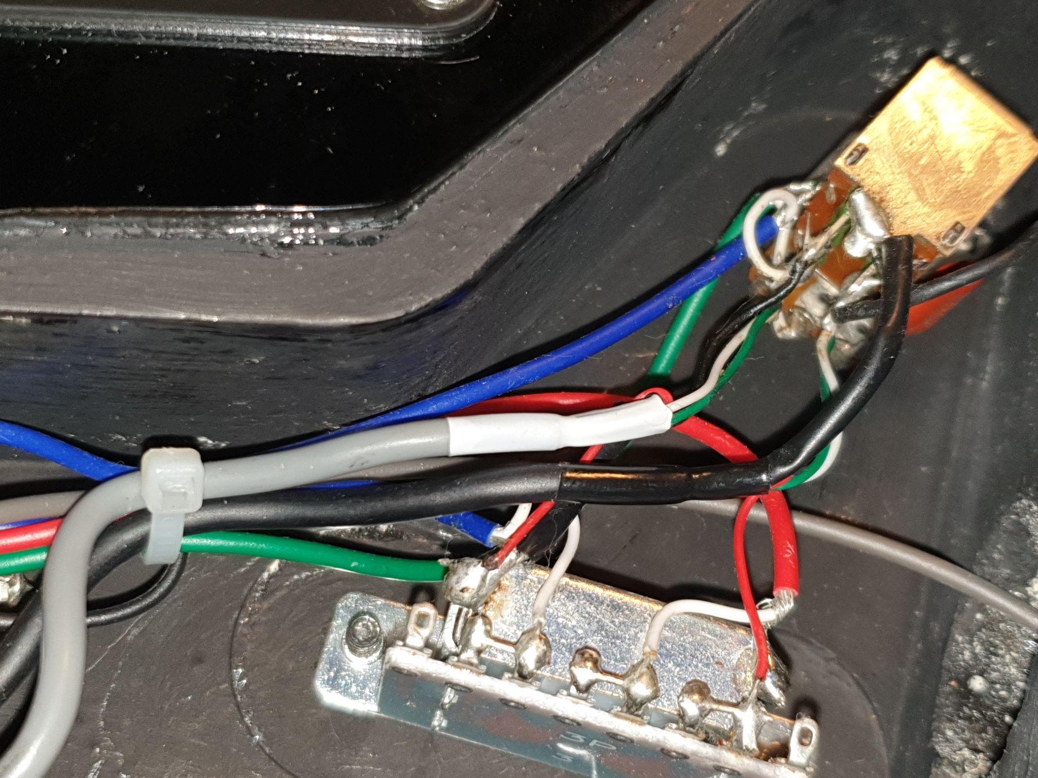 SE wiring for tone/split and blade 2